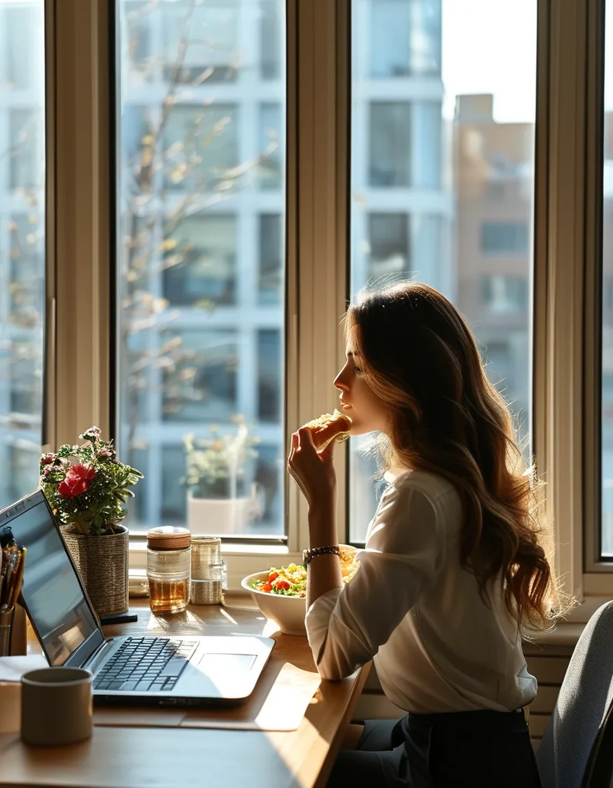 Eating Lunch at Your Desk Costs You the Afternoon